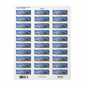 Mountain Peaks Return Address Labels (Full Sheet)