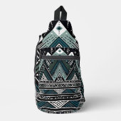 Mountain Peaks Tribal Geometric Sling Bag (Voorkant)