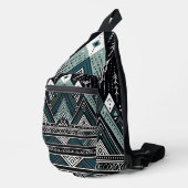 Mountain Peaks Tribal Geometric Sling Bag (Rechterhoek)