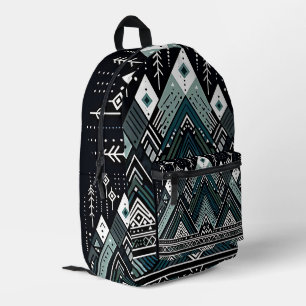 Mountain Peaks Tribal Geometrische Rugzak