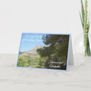 Mountain Personalized 6th Wedding Jubileum Kaart