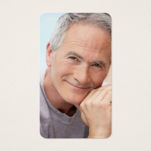 Mountain Photo Funeral Prayer Kaart (Achterkant)