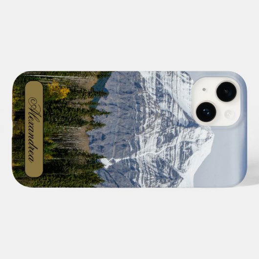 Mountain Photography, Mount Robson Case-Mate iPhone Case (Achterkant (horizontaal))