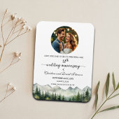 Mountain Pine 13 Wedding Jubileum Save the Date Magneet