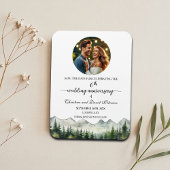 Mountain Pine 6 Wedding Anniversary Save the Date Magneet