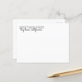 Mountain Pine Cabin Vakantiehuis - Briefkaart