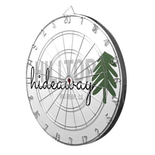 Mountain Pine Cabin Vakantiehuis - Dartboard Dartbord (Voorkant Rechts)