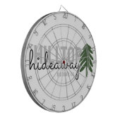 Mountain Pine Cabin Vakantiehuis - Dartboard Dartbord (Voorkant Links)