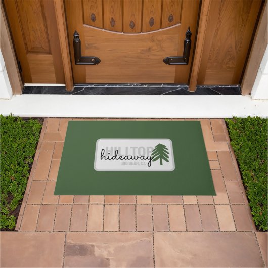 Mountain Pine Cabin Vakantiehuis - Deur Mat (Buiten)