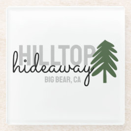 Mountain Pine Cabin Vakantiehuis - Onderzetter Glazen Onderzetter