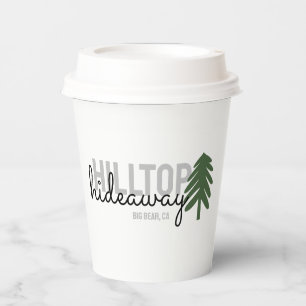 Mountain Pine Cabin Vakantiehuis - Paper Cup Papieren Bekers