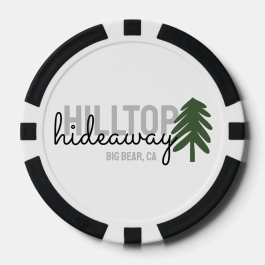 Mountain Pine Cabin Vakantiehuis - Poker Chips (Voorkant)