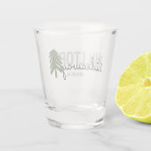 Mountain Pine Cabin Vakantiehuis - Shot Glas (Achterkant)