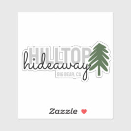 Mountain Pine Cabin Vakantiehuis - Vinyl Sticker