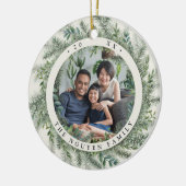 Mountain Pine - Persoonlijke foto Keramisch Ornament (Links)