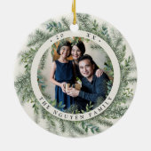 Mountain Pine - Persoonlijke foto Keramisch Ornament (Achterkant)