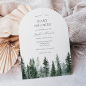 Mountain Pine Trees Baby shower Arch Kaart