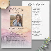 Mountain Pines Funeral Photo Program Kaart