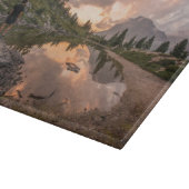 Mountain Pond aangepaste monogram snijplank (Hoek)