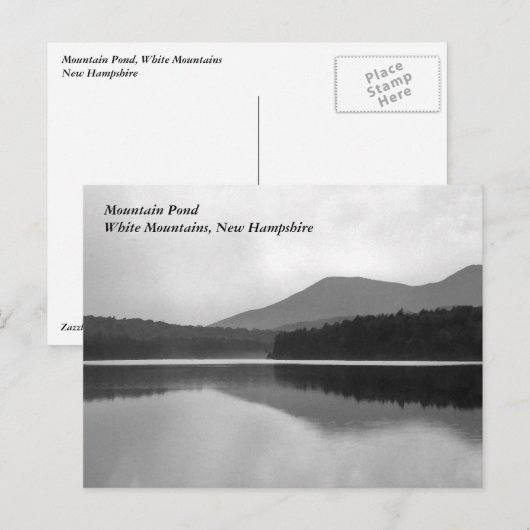 Mountain Pond Briefkaart (Voorkant / Achterkant)