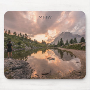 Mountain Pond monogram mousepad Muismat