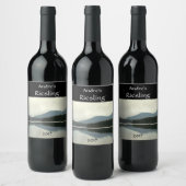 Mountain Pond Witte Wijn Label Etiket (Flessen)