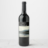 Mountain Pond Witte Wijn Label Etiket (Voorkant)