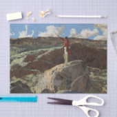 “Mountain Prayer” Westerse kunst van Walter Ufer Tissuepapier (Craft)