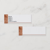 Mountain-profielkaart Mini Visitekaartje (Voorkant / Achterkant)