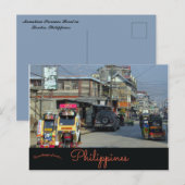 Mountain Province Road in Bontoc Filipijnen Briefkaart (Voorkant / Achterkant)