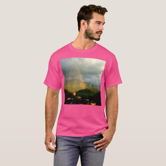 Mountain Rainbow Long T-shirt (Voorkant volledig)