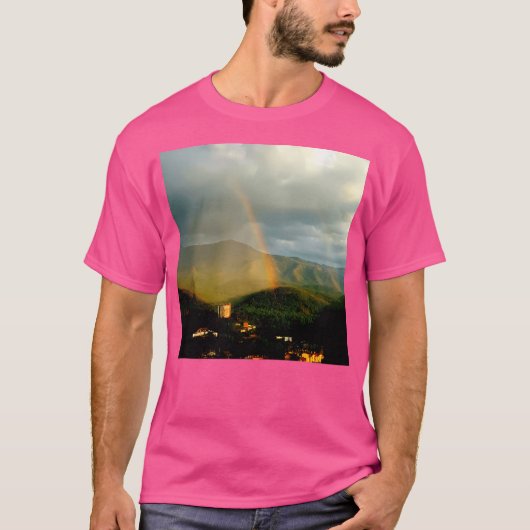 Mountain Rainbow Long T-shirt (Voorkant)