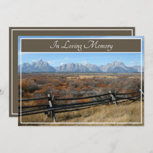 Mountain Ranch Memorial Service - begrafenisuitnod Kaart