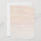 "Mountain Range" huwelijksuitnodiging 5 "x7" Paars Kaart (Achterkant)