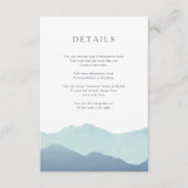 Mountain Range Insert-Kaart Informatiekaartje (Voorkant)