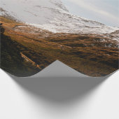 MOUNTAIN RANGE ONDER CLOUDY SKY CADEAUPAPIER (Hoek)