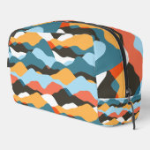 Mountain Range Waves Cosmetic Bag Toilettasje (Rechterhoek)