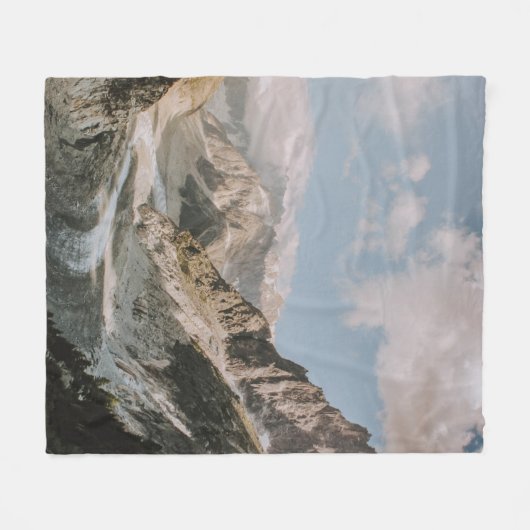 MOUNTAIN RANGES FLEECE DEKEN (Voorkant (Horizontaal))