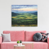 Mountain Ranges & Plains Canvas Afdruk (Insitu (Woonkamer))
