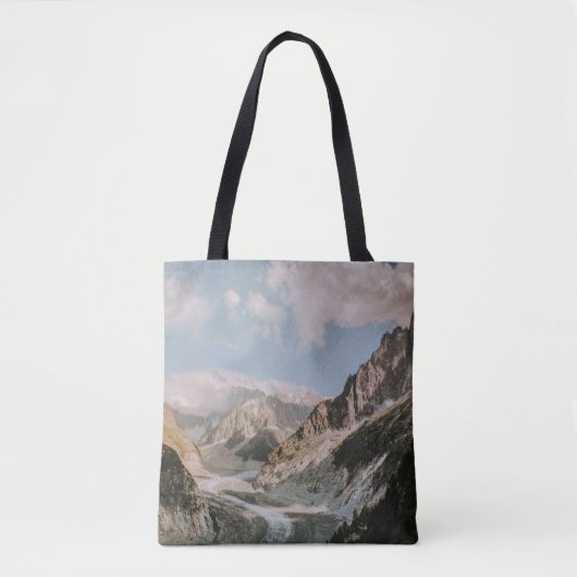 MOUNTAIN RANGES TOTE BAG (Voorkant)