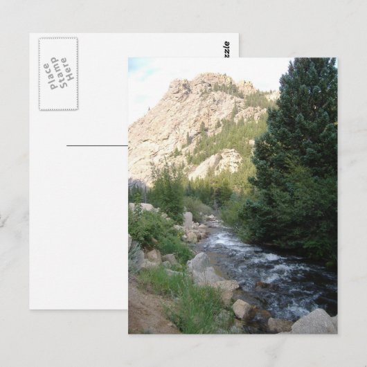 Mountain Rapids Briefkaart (Voorkant / Achterkant)