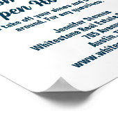 Mountain Real Estate Company Custom Open House Poster (Hoek)