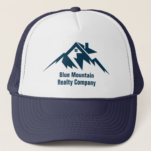 Mountain Real Estate Company Custom Realtor Trucker Pet (Voorkant)