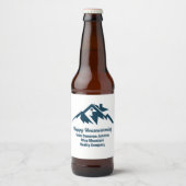 Mountain Real Estate Company Maatwerk Marketing Bier Etiket (Voorkant)