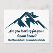 Mountain Real Estate Company Maatwerk Marketing Briefkaart (Voorkant)