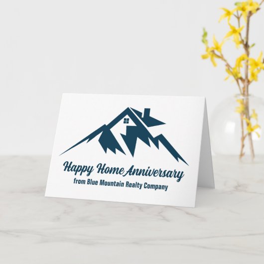 Mountain Real Estate Company Maatwerk Marketing Kaart (Gele Bloem)