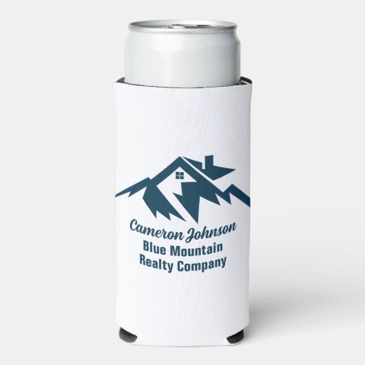 Mountain Real Estate Company Maatwerk Marketing Seltzer Blikjeskoeler (Seltzer Voorkant)