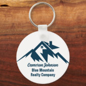 Mountain Real Estate Company Maatwerk Marketing Sleutelhanger (Achterkant)