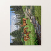 Mountain Red Deer Safari Legpuzzel (Verticaal)