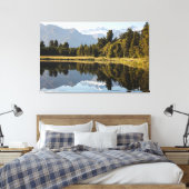 Mountain Reflection Photo Home Decor Canvas Afdruk (Insitu (Slaapkamer))